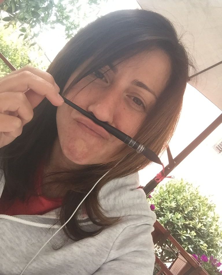 Lisa con pennello